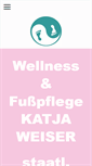 Mobile Screenshot of fuesse-und-wellness.de